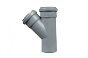Trójnik kanalizacyjny PP 75/75/45° szary