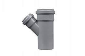 Trójnik kanalizacyjny PP 75/50/45° szary