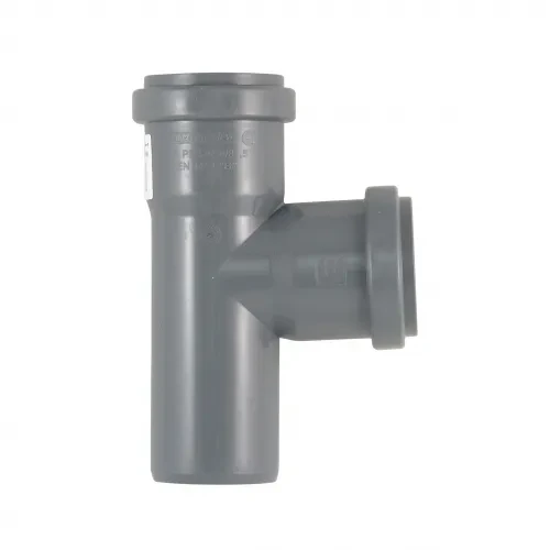 Trójnik kanalizacyjny PP 50 50 90° szary.webp
