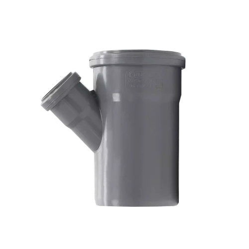 Trójnik kanalizacyjny PP 110 50 67° szary.webp