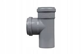 Trójnik kanalizacyjny PP 75 75 90° szary.webp