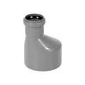Redukcja kanalizacyjna PP 110 50mm szara.webp