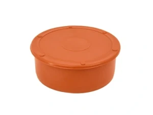 Korek kanalizacyjny zaślepka fi 75mm PCV oranż