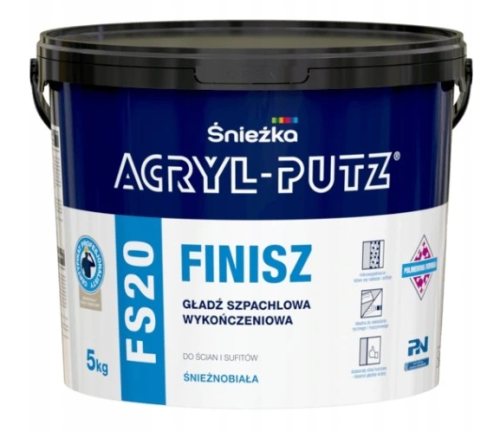 Gładź szpachlowa Śnieżka Acryl-Putz Finisz FS20 5 kg