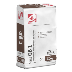 Zaprawa klejąca do gazobetonu FAST GB1 biały 25 kg