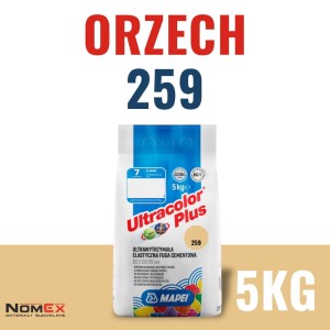 Fuga cementowa Mapei Ultracolor Plus 259 orzech 5kg