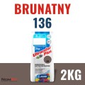 Fuga cementowa Mapei Ultracolor Plus 136 brunatny 2kg