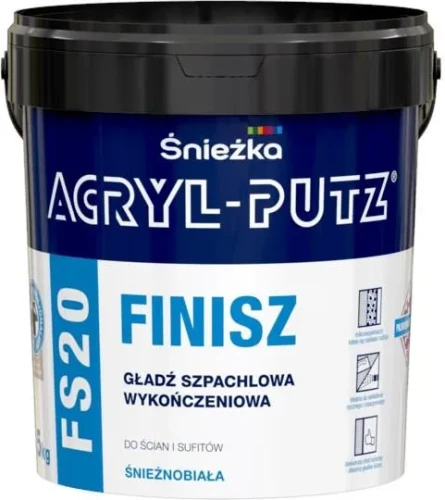 Gładź szpachlowa Śnieżka Acryl-Putz Finisz FS20 1,5 kg.webp