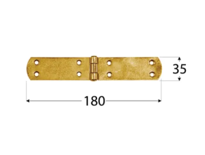 Zawias francuski ZF Domax 180x35x2,5mm cynk galw. (8074)