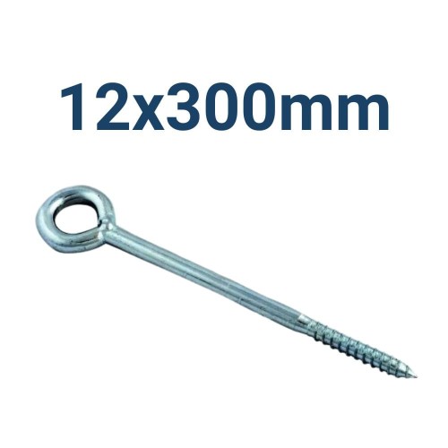 Hak oczkowy do rusztowań 12x300mm