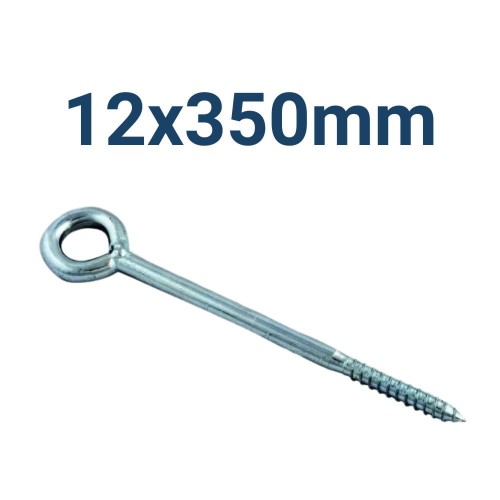 Hak oczkowy do rusztowań 12x350mm