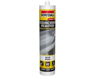 Specjalistyczny uszczelniacz dekarski Soudal 280ml czerwony