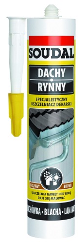 Soudal specjalistyczny uszczelniacz dekarski Pojemność- 300ml, Kolor- Brązowy.webp