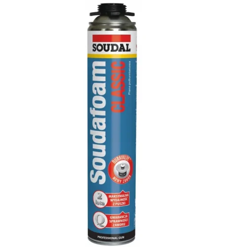 Pistoletowa pianka poliuretanowa Soudal classic 750ml.webp