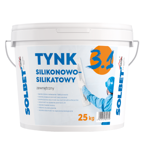 Tynk silikonowo-silikatowy 3.1