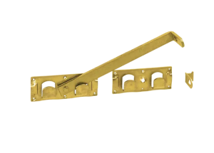 Zasuwa bramowa Domax WBR 440x70x180x8mm cynk galw. złoty (8641)