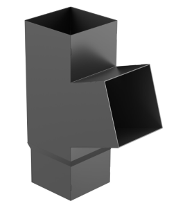 Trójnik kielichowy GKS 080 72° stal grafit Galeco