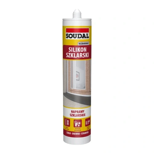 Silikon szklarski Soudal 280ml bezbarwny.webp