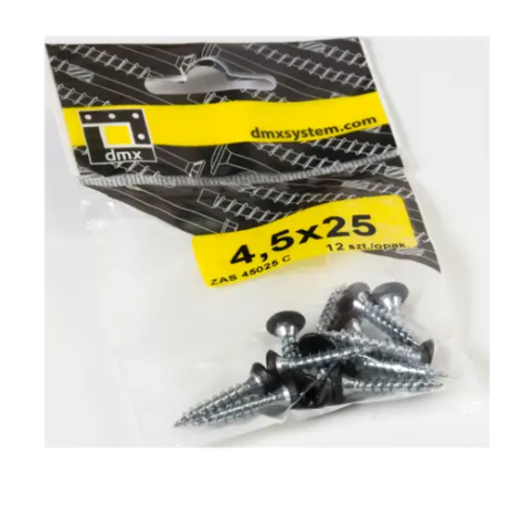 Wkręty do drewna ozdobne czarne Domax ZAS 4,5x35mm 12szt. (45035)