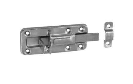 Zasuwka z ryglem prostym Domax WZTW 100x40x1mm cynk srebrny (85524)