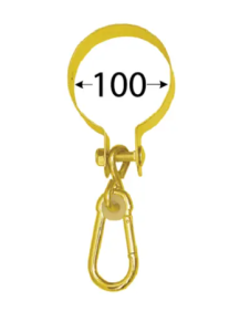 Mocowanie huśtawki z obejmą okrągłą Domax MHO 100 cynk galw. (8857)