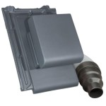 Kominek odpowietrzający z rurą łącznikową Ø 100 mm Roben Bergamo