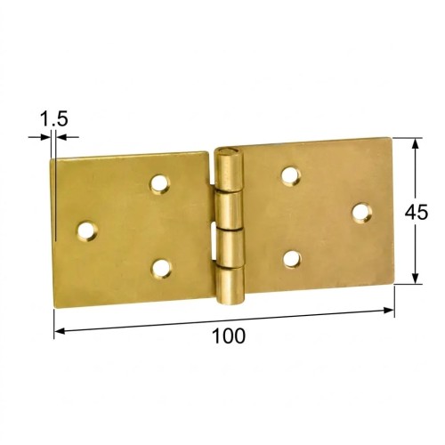 Zawias budowlany Domax Z 100/45 100x45x1,5mm cynk galw. (8025)