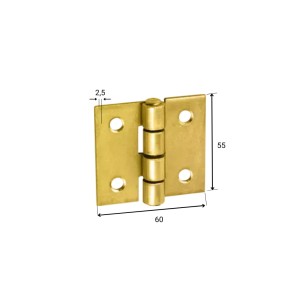 Zawias budowlany Domax Z 60/55 60x55x2,5mm cynk galw. (8022)