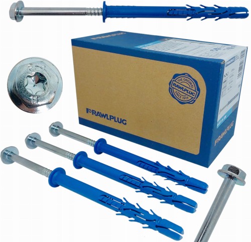 Kołki ramowe z kołnierzem Rawlplug 10x160mm R‑FF1‑N‑10K160 25szt.