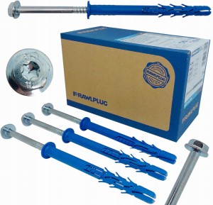 Kołki ramowe z kołnierzem Rawlplug 10x200mm R‑FF1‑N‑10K200 25szt.