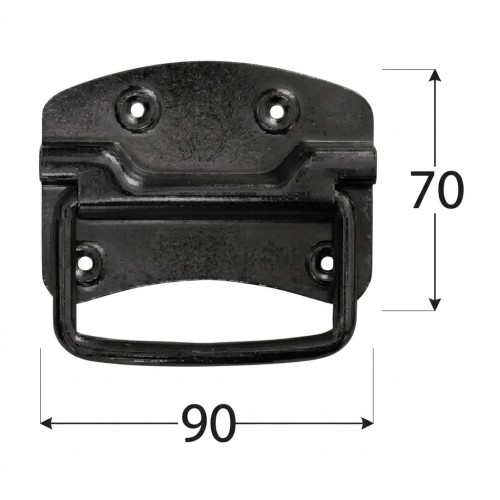 Uchwyt skrzyniowy DOMAX US 90 duplex (88313)