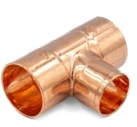 Trójnik CU miedziany 22mm