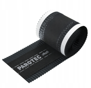 Taśma kalenicowa Parotec V-Roll 230mm RAL9005 czarny (5mb rolka)