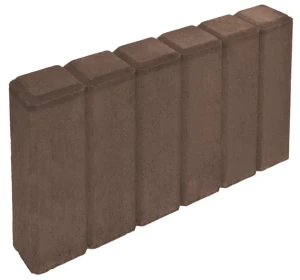 Obrzeże palisadowe Endo 8x28x48cm brąz Polbruk