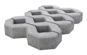 Płyta ażurowa Polbruk Meba 10x40x60cm szara