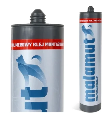 Klej polimerowy z szybkim chwytem początkowym Malamut biały 290ml Rawlplug