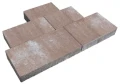 Kostka brukowa Ideo 6cm cement biały bez fazy Latte biało-jasno-piaskowa Polbruk