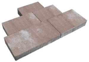 Kostka brukowa Ideo 6cm cement biały bez fazy Latte biało-jasno-piaskowa Polbruk