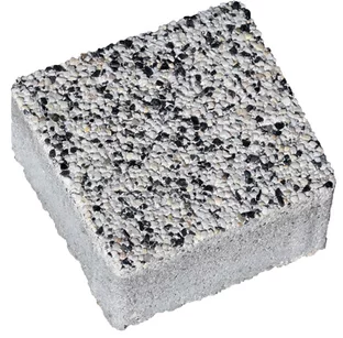 Kostka brukowa Westa 4x9,5x10,5cm szara płukana Polbruk