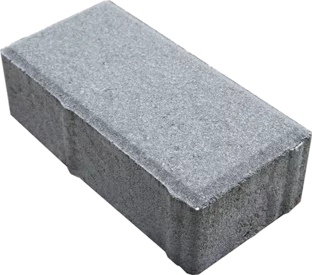 Kostka brukowa prostokątna 4x10x20cm szara Polbruk