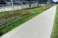 Realizacja  Obrzeże chodnikowe szare 8x25x100cm Polbruk