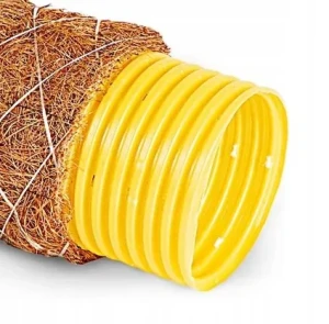 Rura drenarska żółta 100mm  z geowłókniną