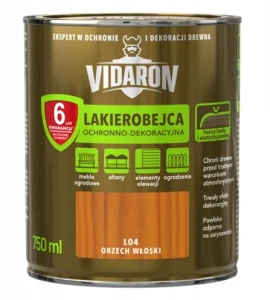 Lakierobejca ochronna L04 Orzech Włoski Połysk750ml Vidaron