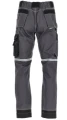Spodnie robocze męskie Stalco Allround Line szaro-czarne S-48
