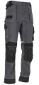 Spodnie robocze męskie Stalco Allround Line szaro-czarne S-48