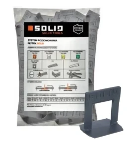 Solid system do poziomowania klips 1mm HS wysoki (op.100szt.) (6463)