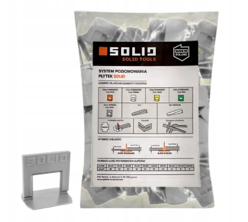 Solid system do poziomowania klips 1,5mm (op.100szt.) (6460)