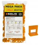 Klipsy do poziomowania płytek SOLID Standard 2 mm, 400+40 szt. – worek (6472)