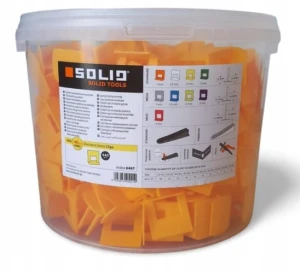 Solid system do poziomowania płytek 2,0mm klips 400+40szt. (6467)