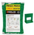 Solid system do poziomowania  płytek 3,0mm klips 400+40szt. (6473)